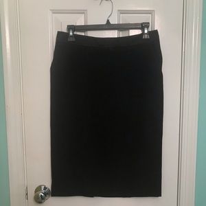 Yves Saint Laurent Black Skirt with Pockets!